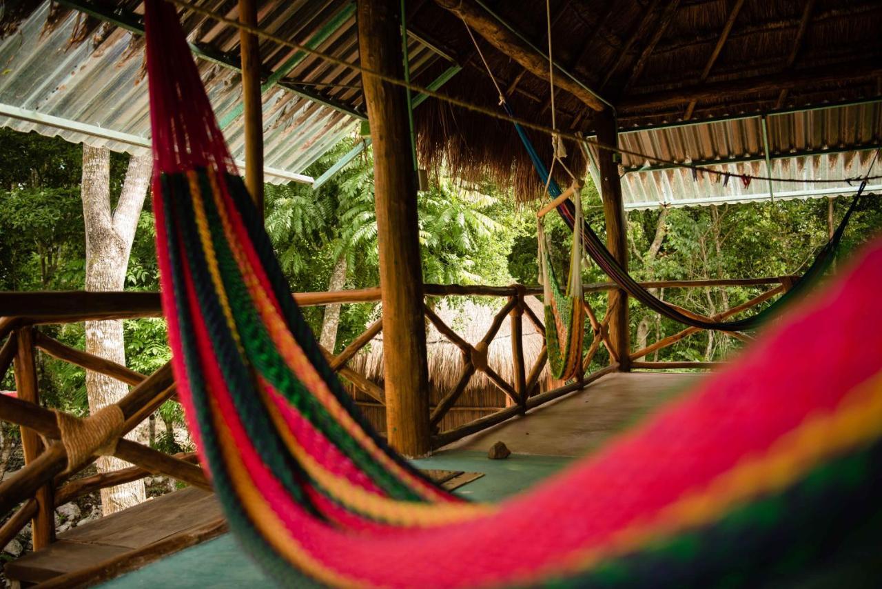 Апартаменты Malinche Cafe In Coba Tulum Экстерьер фото